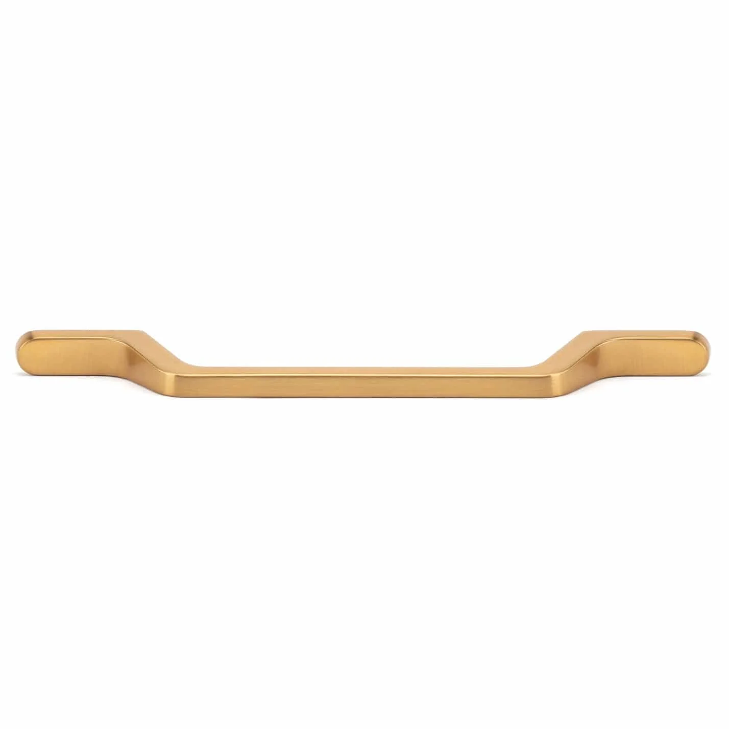Refined Contemporary Pull - 5-1/16" Center-to-Center - Aurum Brushed Gold - 1/2" W x 7-5/8" L - Image 2