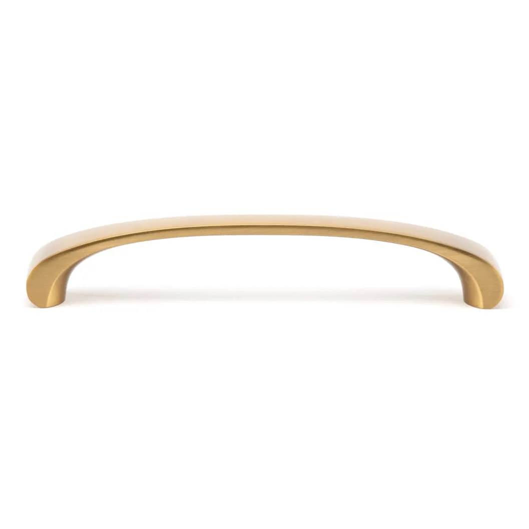 Contemporary Pull - Aurum Brushed Gold - 5-1/16" Center-to-Center - 13/16" W x 5-5/8" L - Image 3