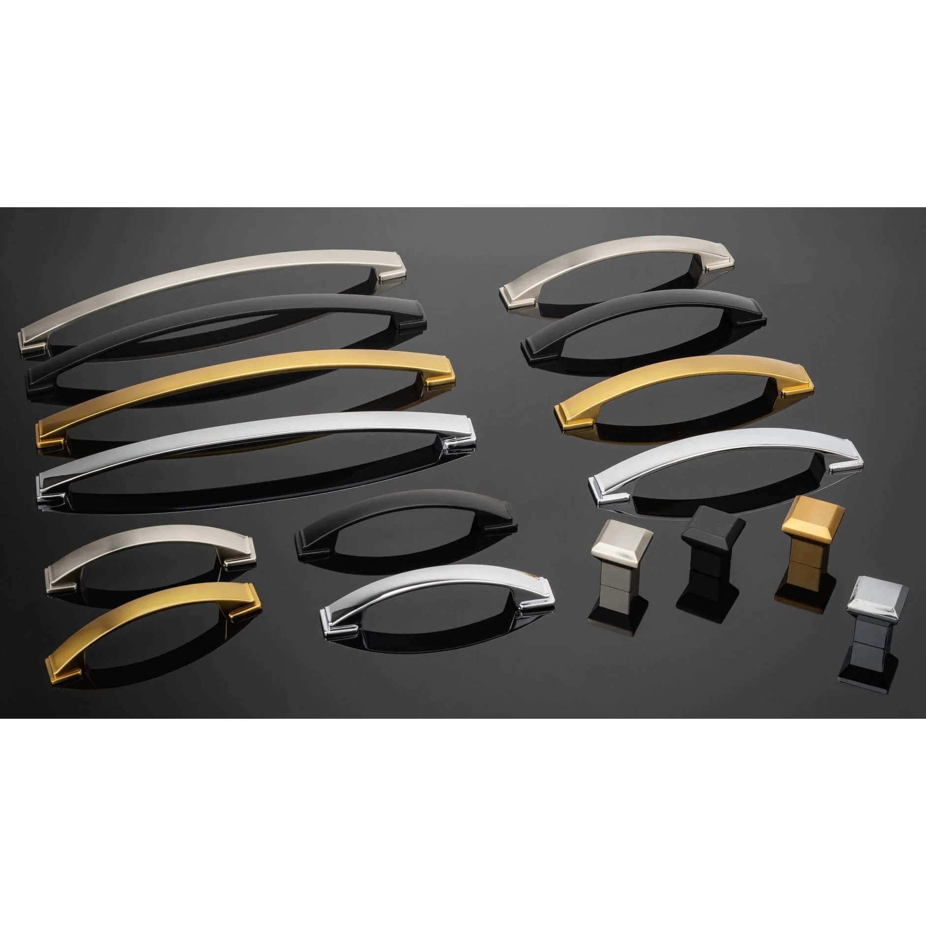 Contemporary Pull - Aurum Brushed Gold - 5-1/16" Center-to-Center - 31/32" W x 6-1/2" L - Image 5