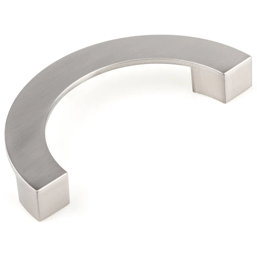 Contemporary Pull, 5-1/16" Center-to-Center, Brushed Nickel