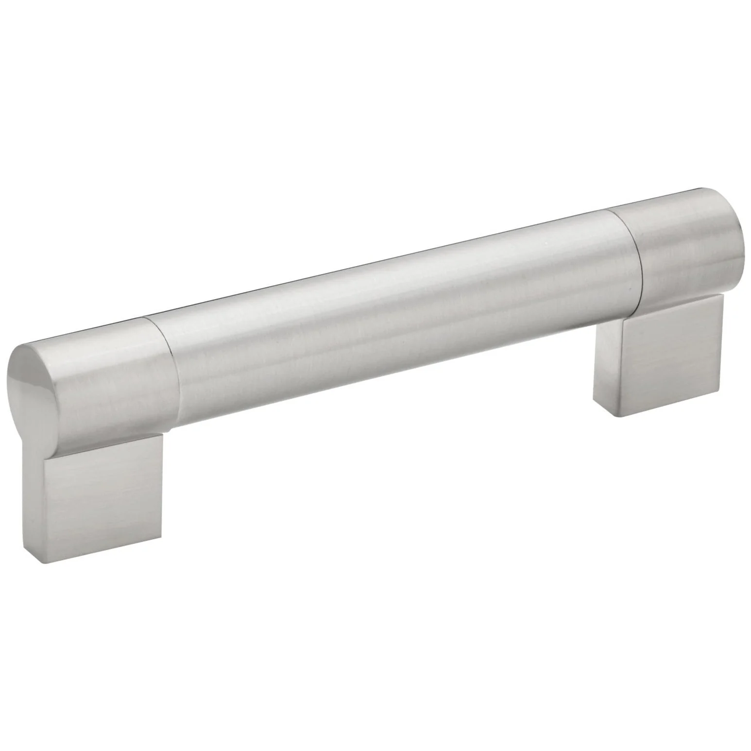 Contemporary Pull - 5-1/16" Center-to-Center - 7/8" W x 6-1/32" L - Brushed Nickel