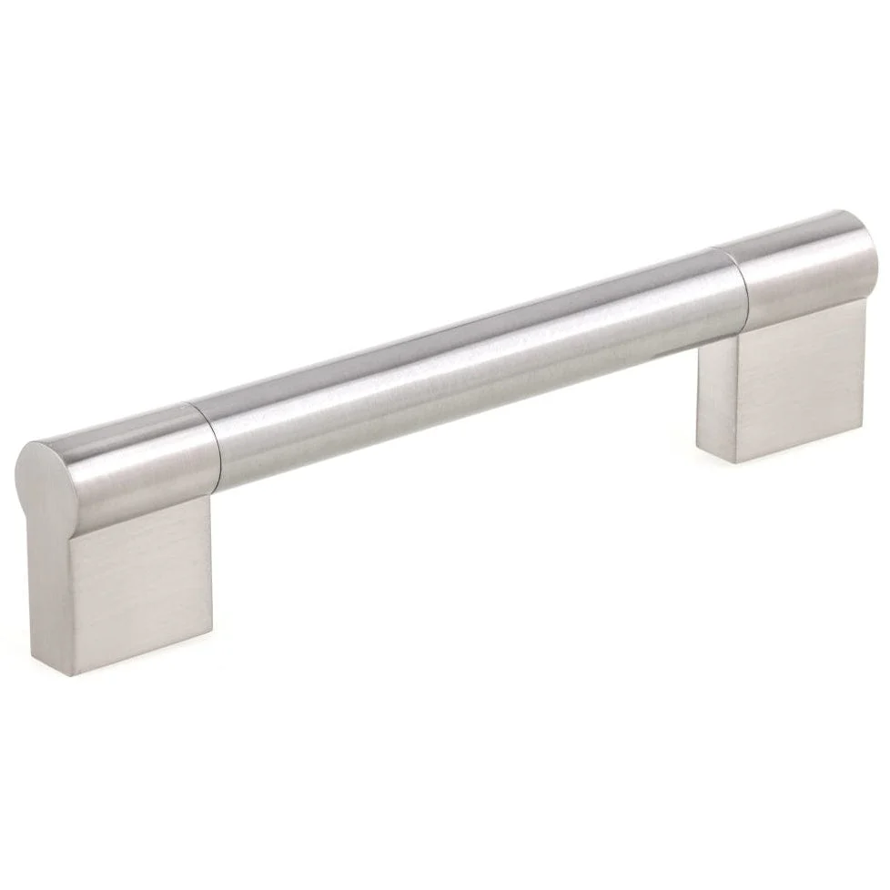 Contemporary Pull, 5-1/16" Center-to-Center, Brushed Nickel
