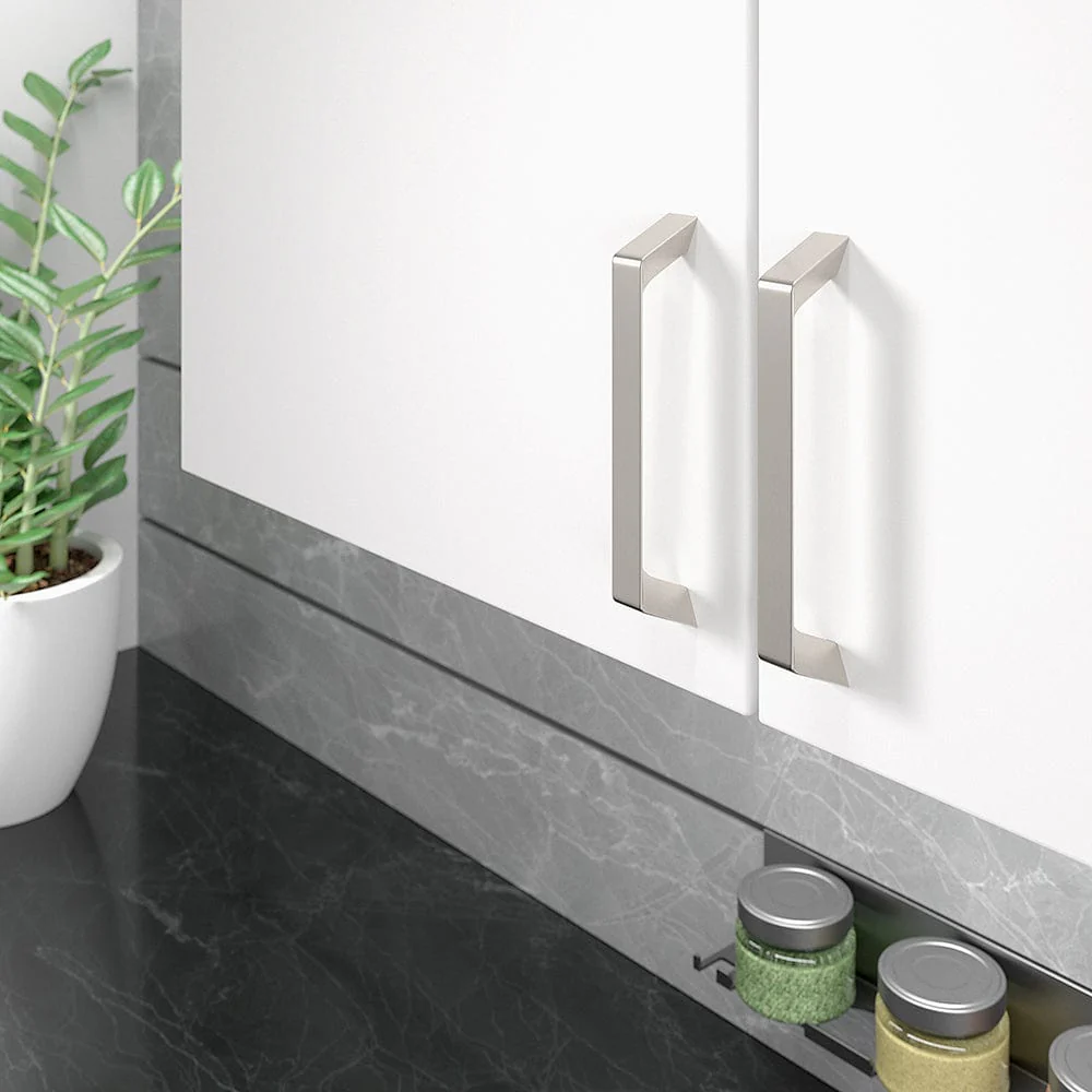 Contemporary Pull - 5-1/16" Center-to-Center - 9/16" W x 5-23/32" L - Brushed Nickel - Image 3