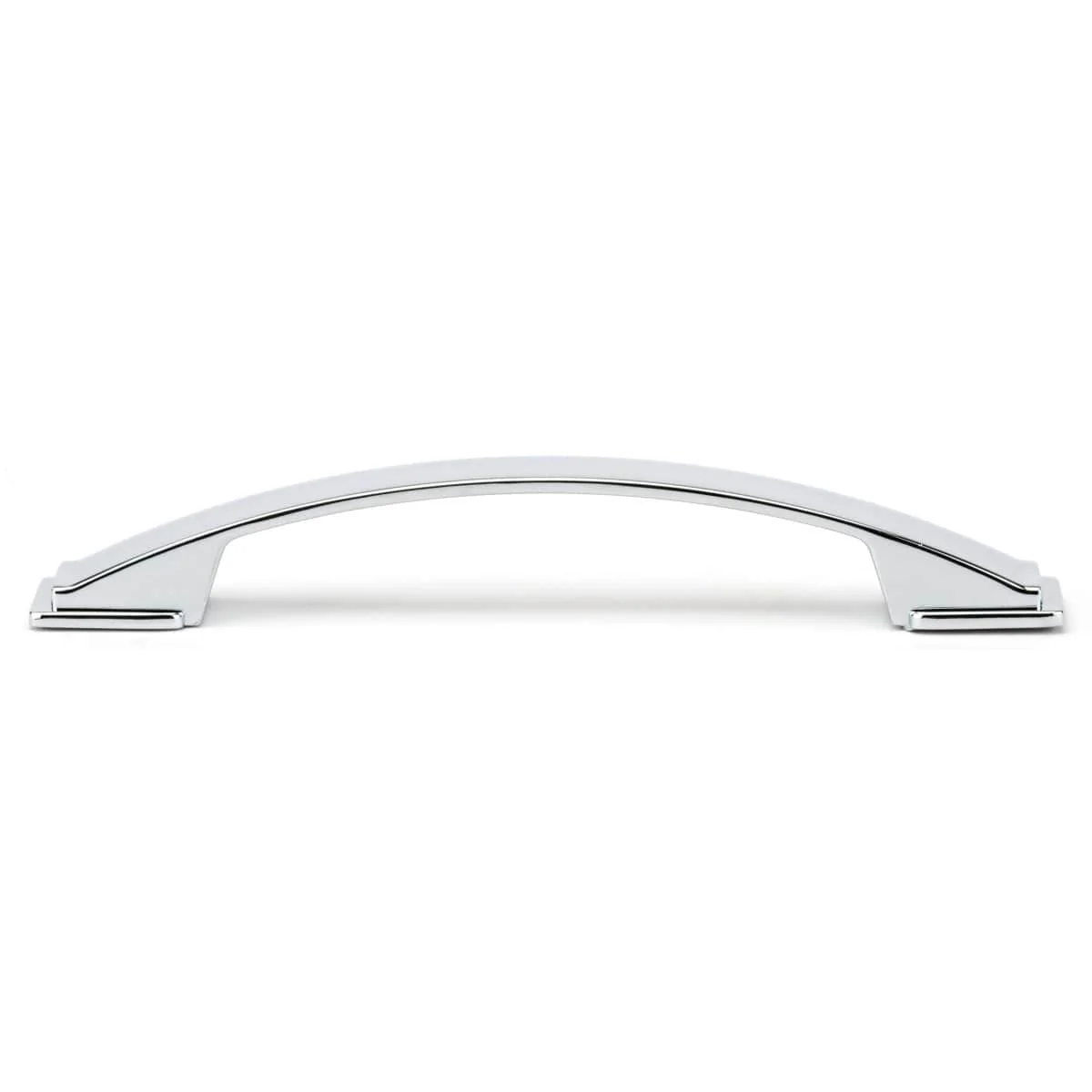 Contemporary Pull - 5-1/16" Center-to-Center - 31/32" W x 6-1/2" L - Chrome - Image 3
