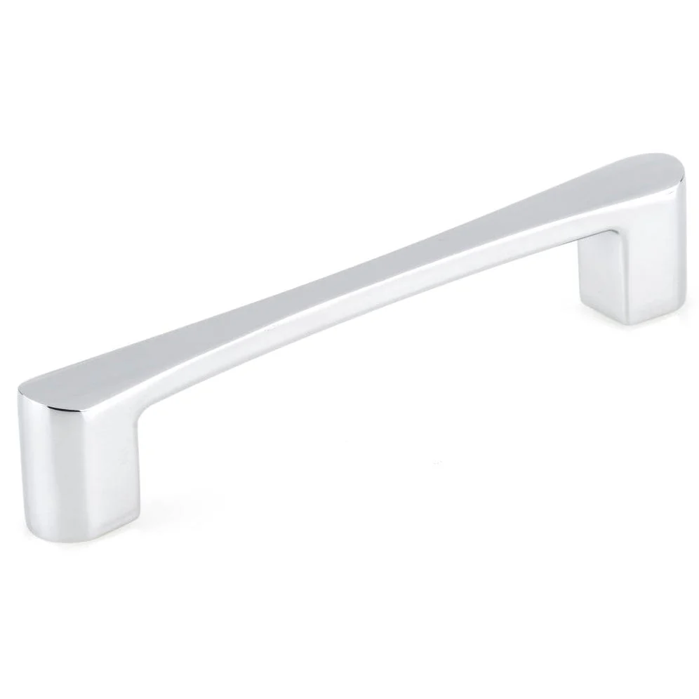 Contemporary Pull, 5-1/16" Center-to-Center, Chrome