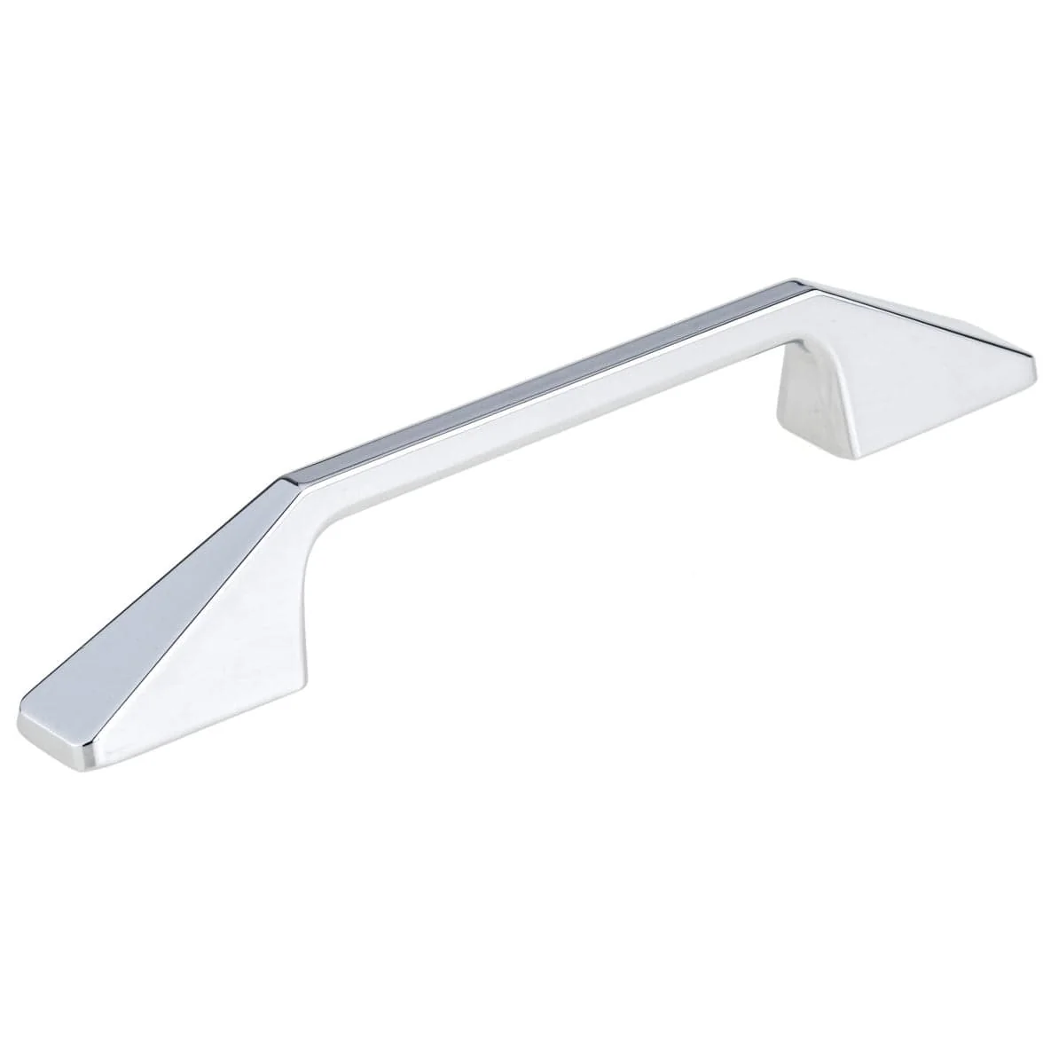 Contemporary Pull, 5-1/16" Center-to-Center, Chrome