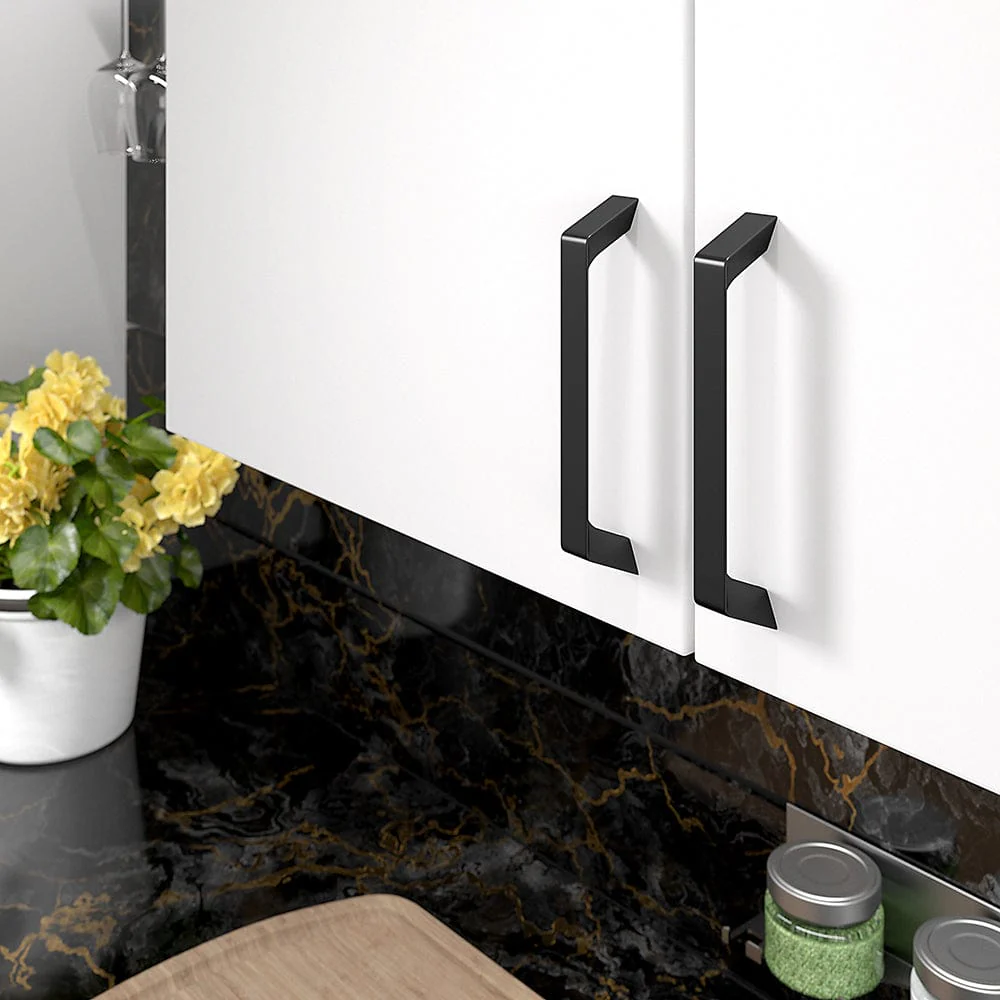 Contemporary Pull - 5-1/16" Center-to-Center - Matte Black - 5-23/32" L - Image 3