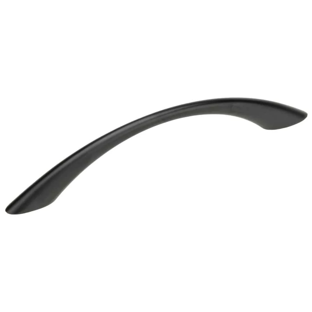 Contemporary Pull, 5-1/16" Center-to-Center, Matte Black