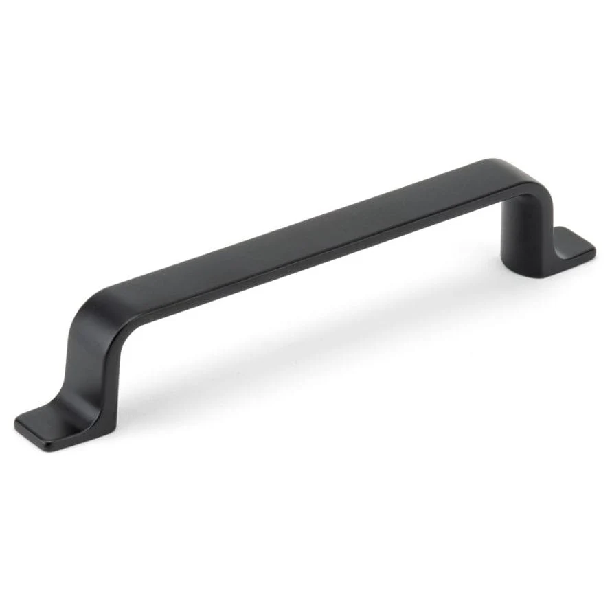 Contemporary Pull - Matte Black - 5-1/16" Center-to-Center - 6-1/2"L