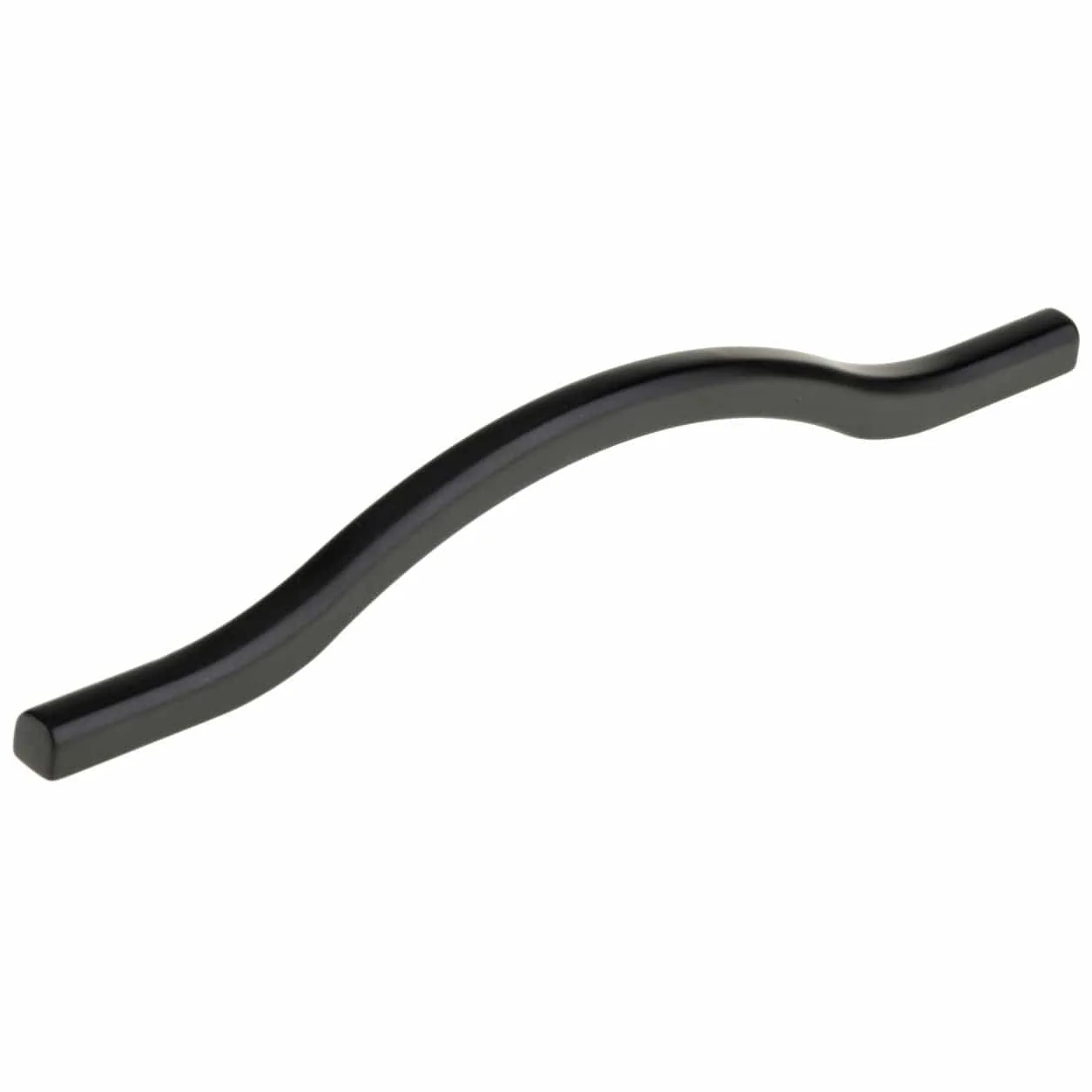 Contemporary Pull, 5-1/16" Center-to-Center, Matte Black