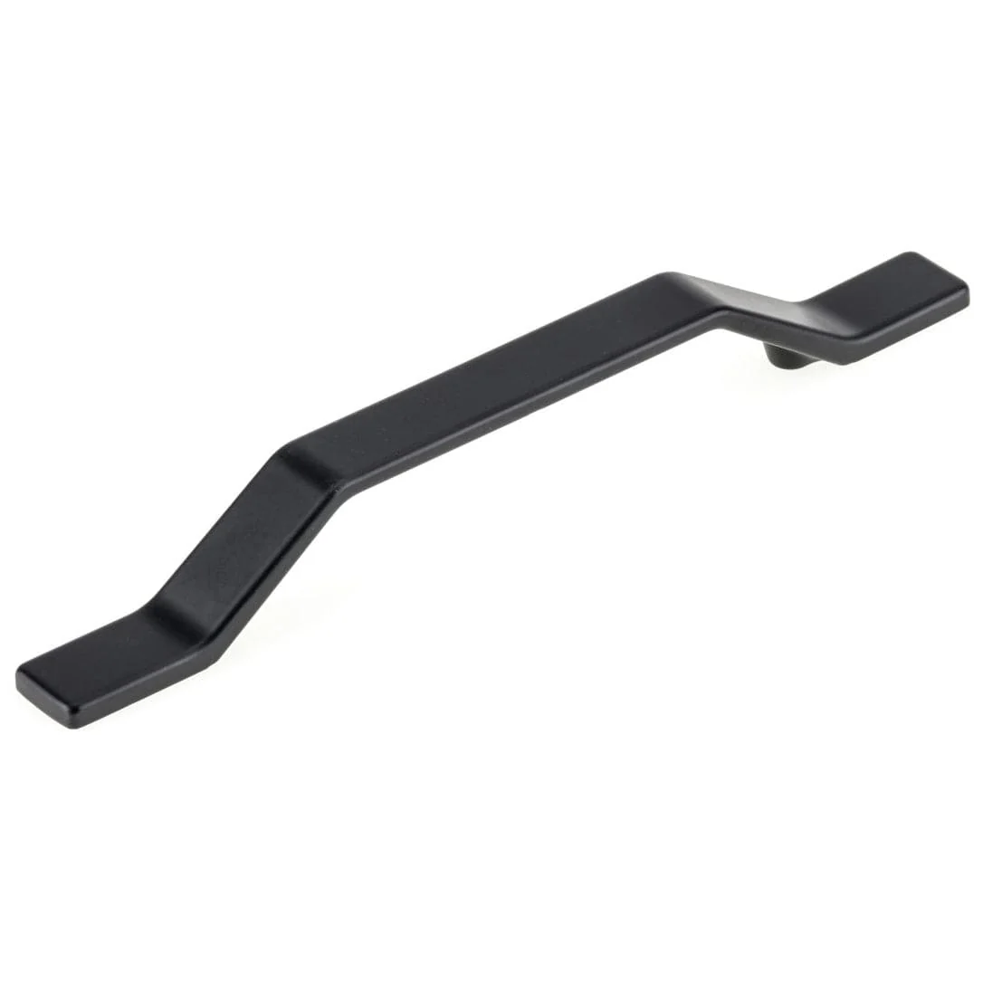 Contemporary Pull, 5-1/16" Center-to-Center, Matte Black