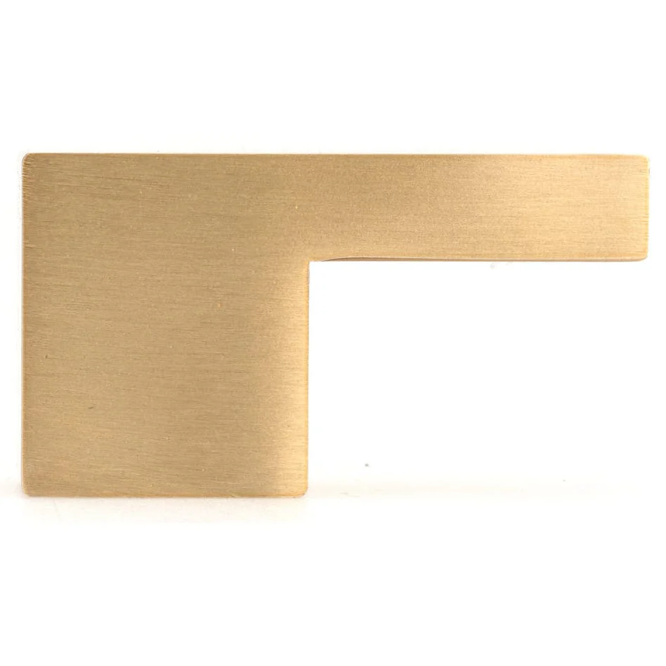 Contemporary Pull, 5/8" Center-to-Center, Brushed Gold - Image 3
