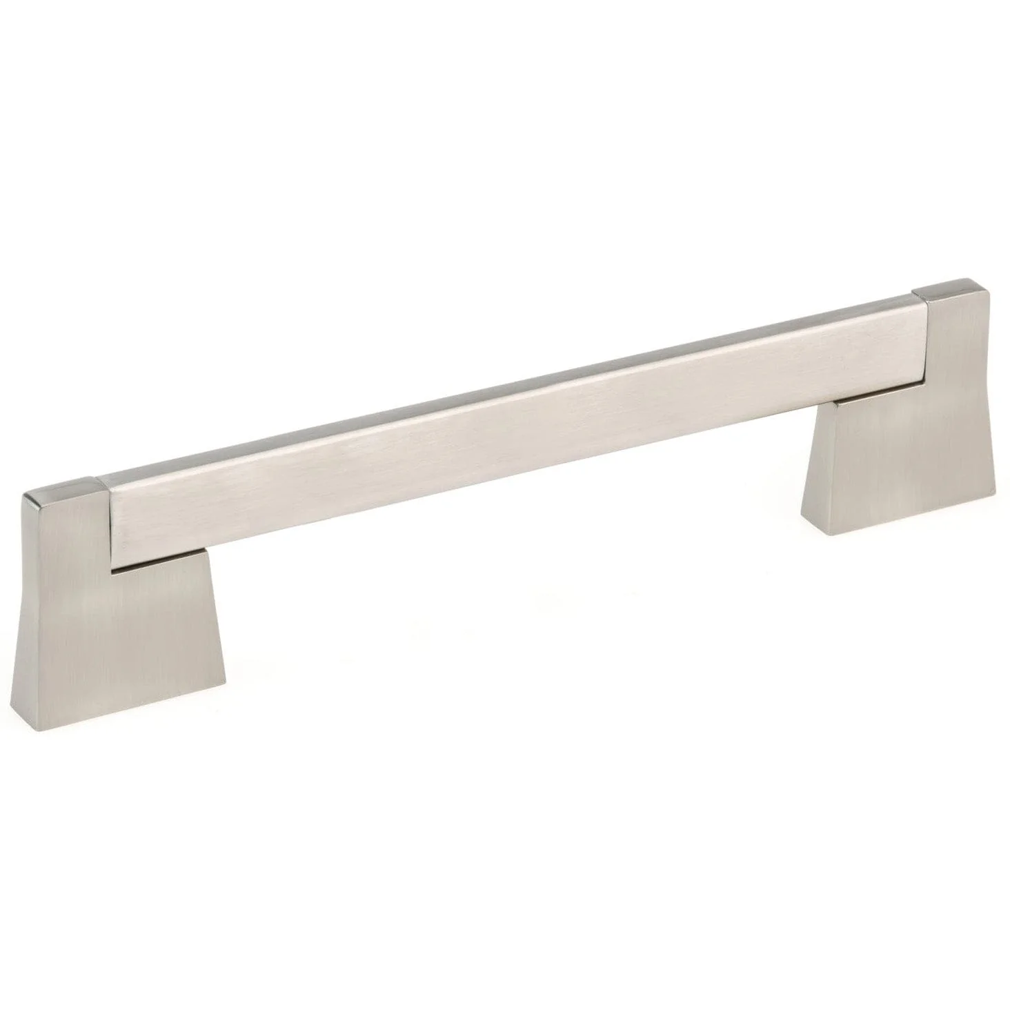 Contemporary Pull, 6-5/16" Center-to-Center, Brushed Nickel
