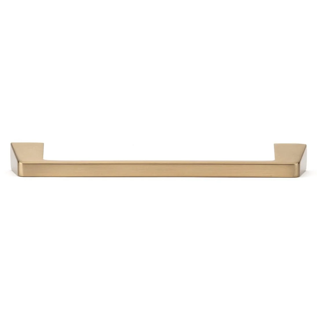 Contemporary Metal Pull with Flared Feet - 6-5/16" Center-to-Center - 7-11/16" OL - Champagne Bronze - Image 2