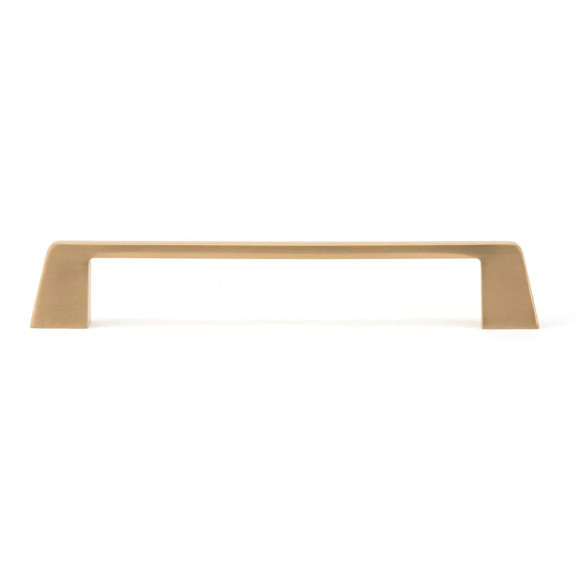 Contemporary Metal Pull with Flared Feet - 6-5/16" Center-to-Center - 7-11/16" OL - Champagne Bronze - Image 3