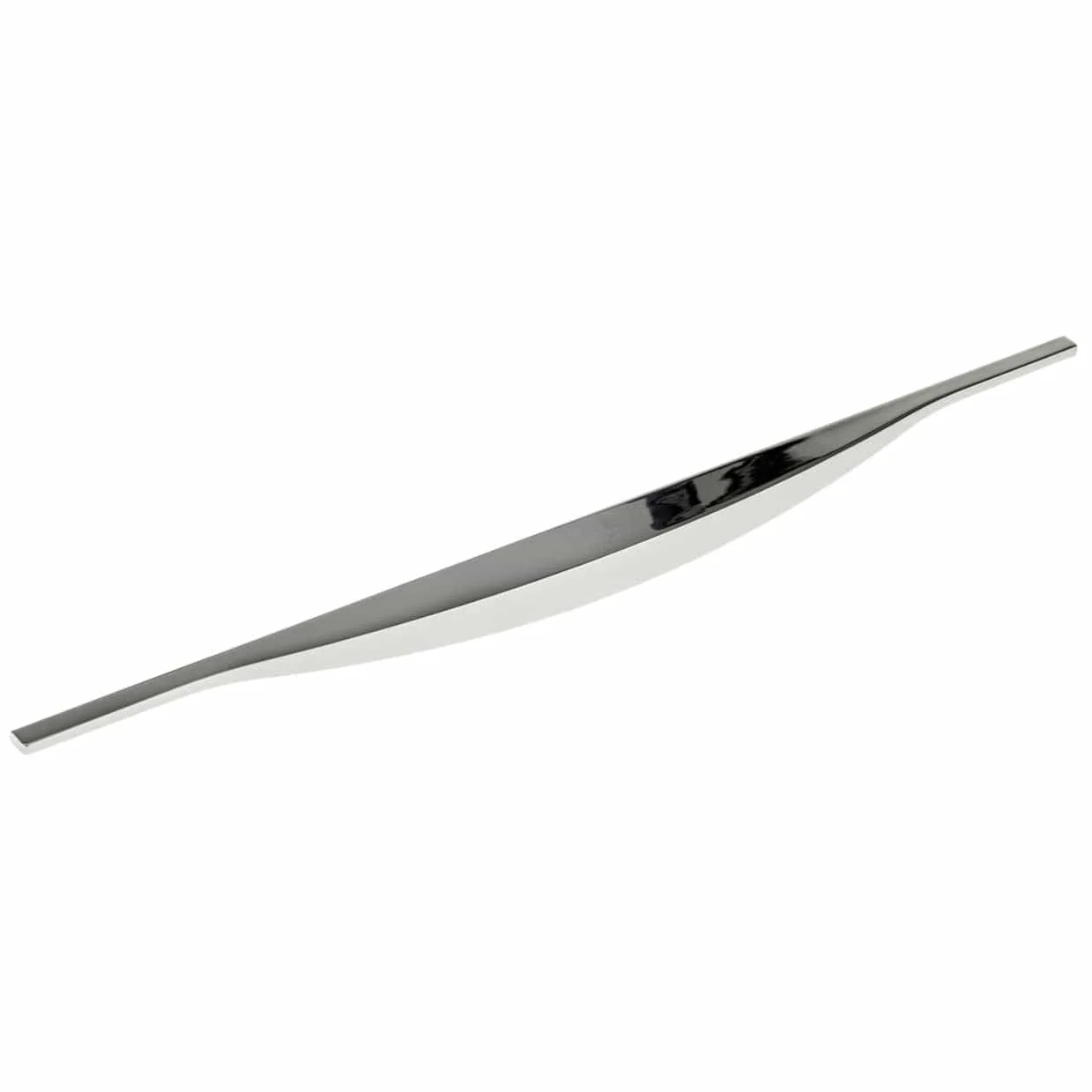 Contemporary Pull with Tapered Ends - 6-5/16" Center-to-Center - 14-5/8" OL - Chrome
