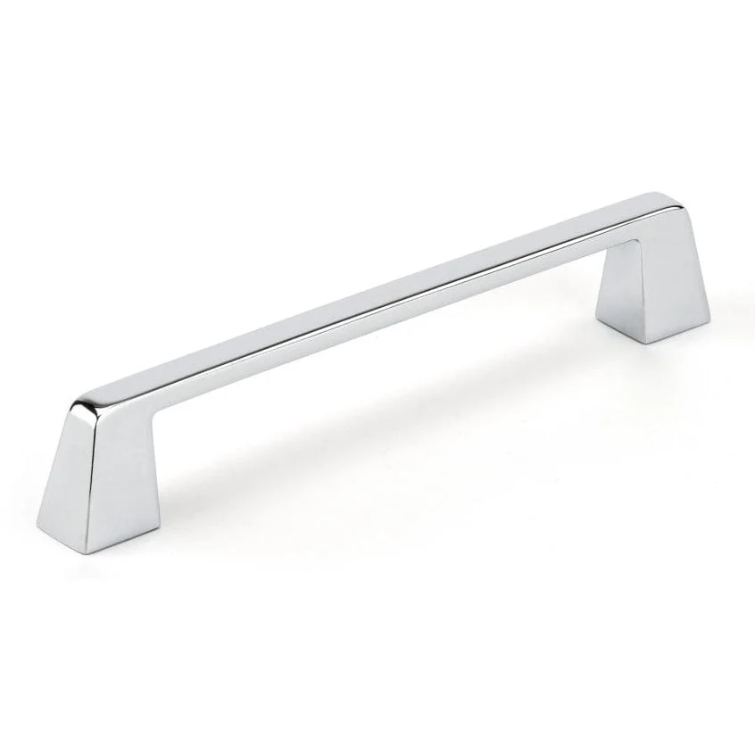 Contemporary Pull, 6-5/16" Center-to-Center, Chrome