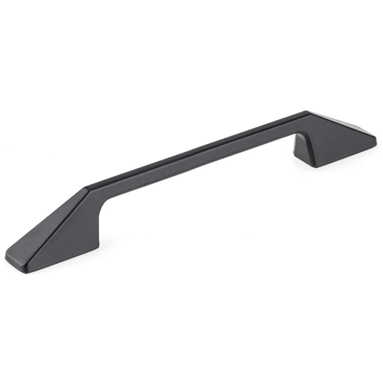 Contemporary Pull, 6-5/16" Center-to-Center, Matte Black