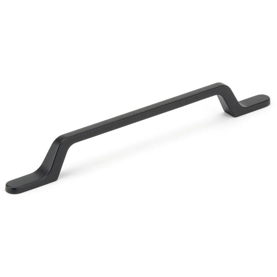 Contemporary Pull, 6-5/16" Center-to-Center, Matte Black