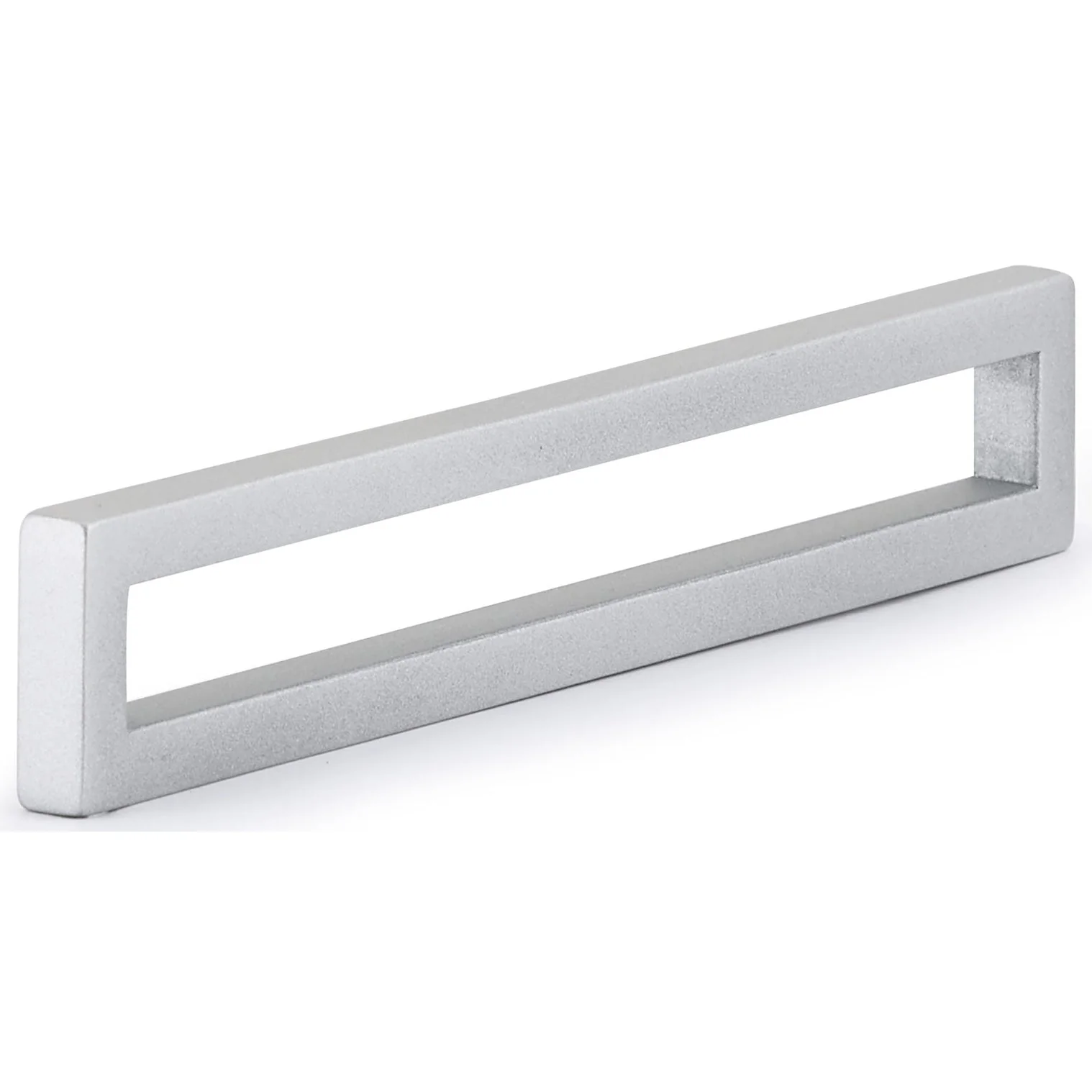 Contemporary Pull, 6-5/16" Center-to-Center, Matte Chrome