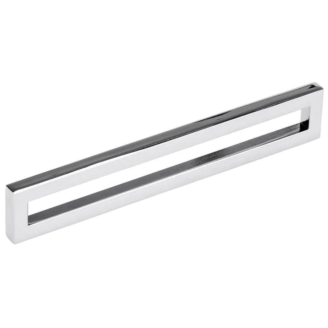 Contemporary Pull, 6-5/16" Center-to-Center, Polished Nickel