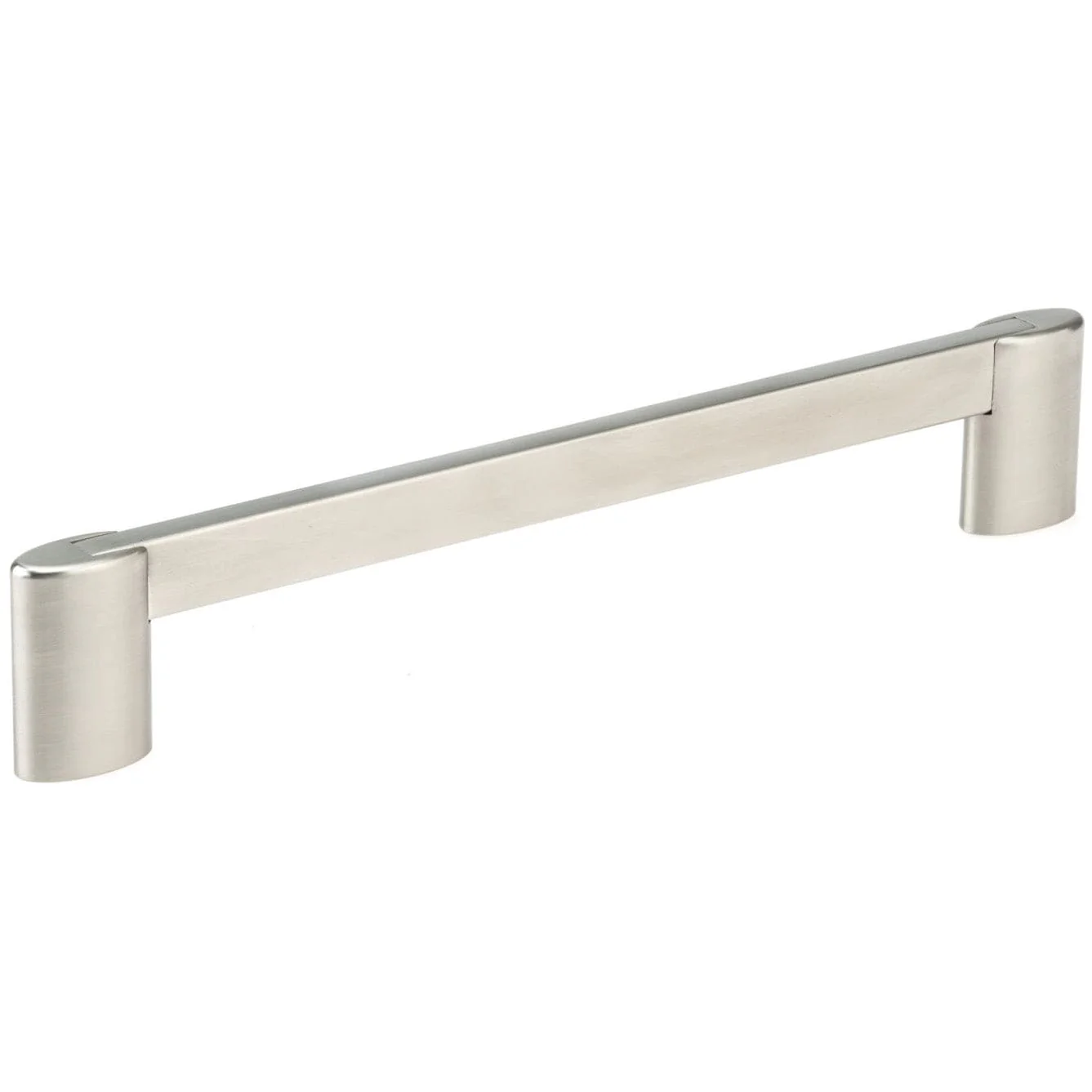 Contemporary Pull, 7-9/16" Center-to-Center, Brushed Nickel