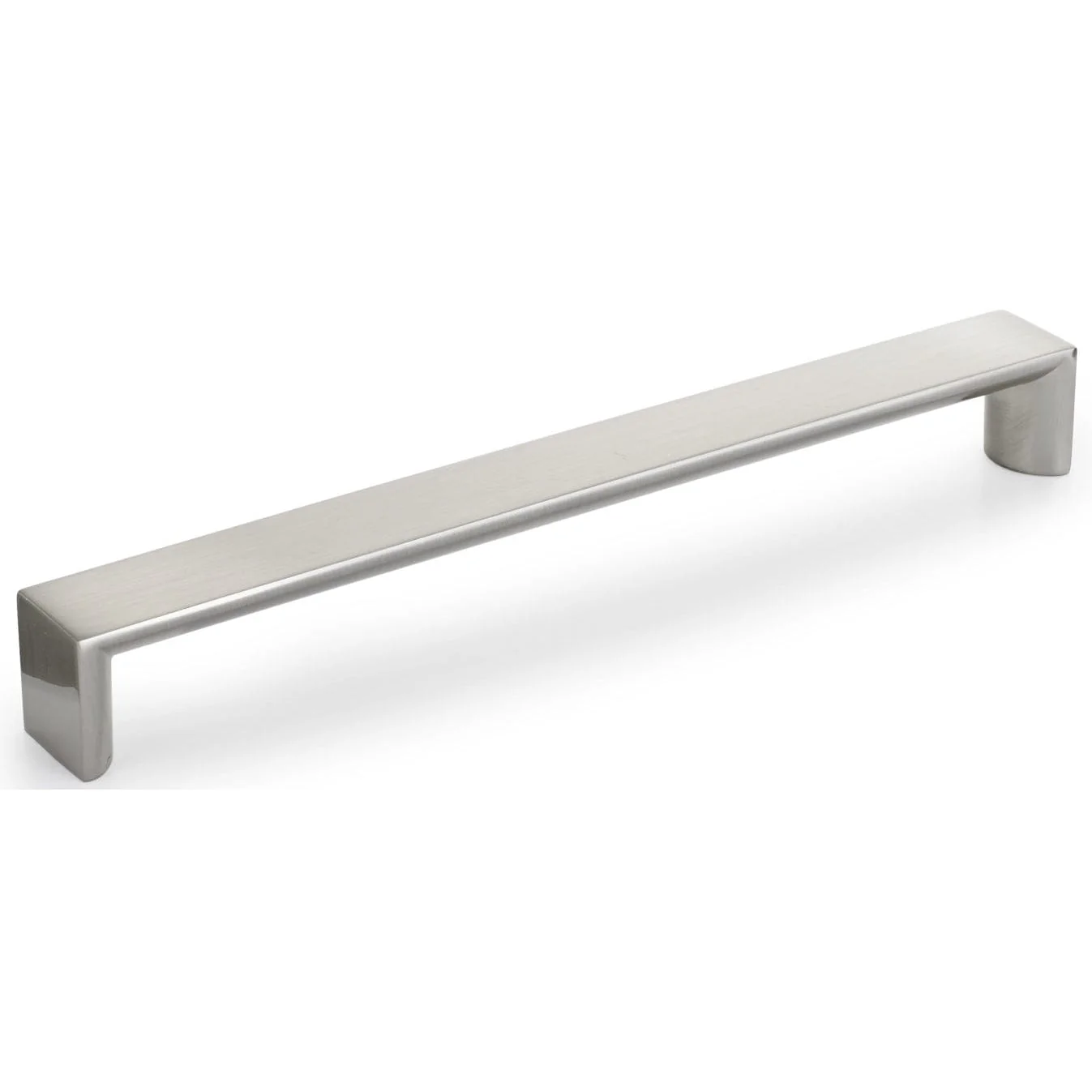 Contemporary Pull, 7-9/16" Center-to-Center, Brushed Nickel
