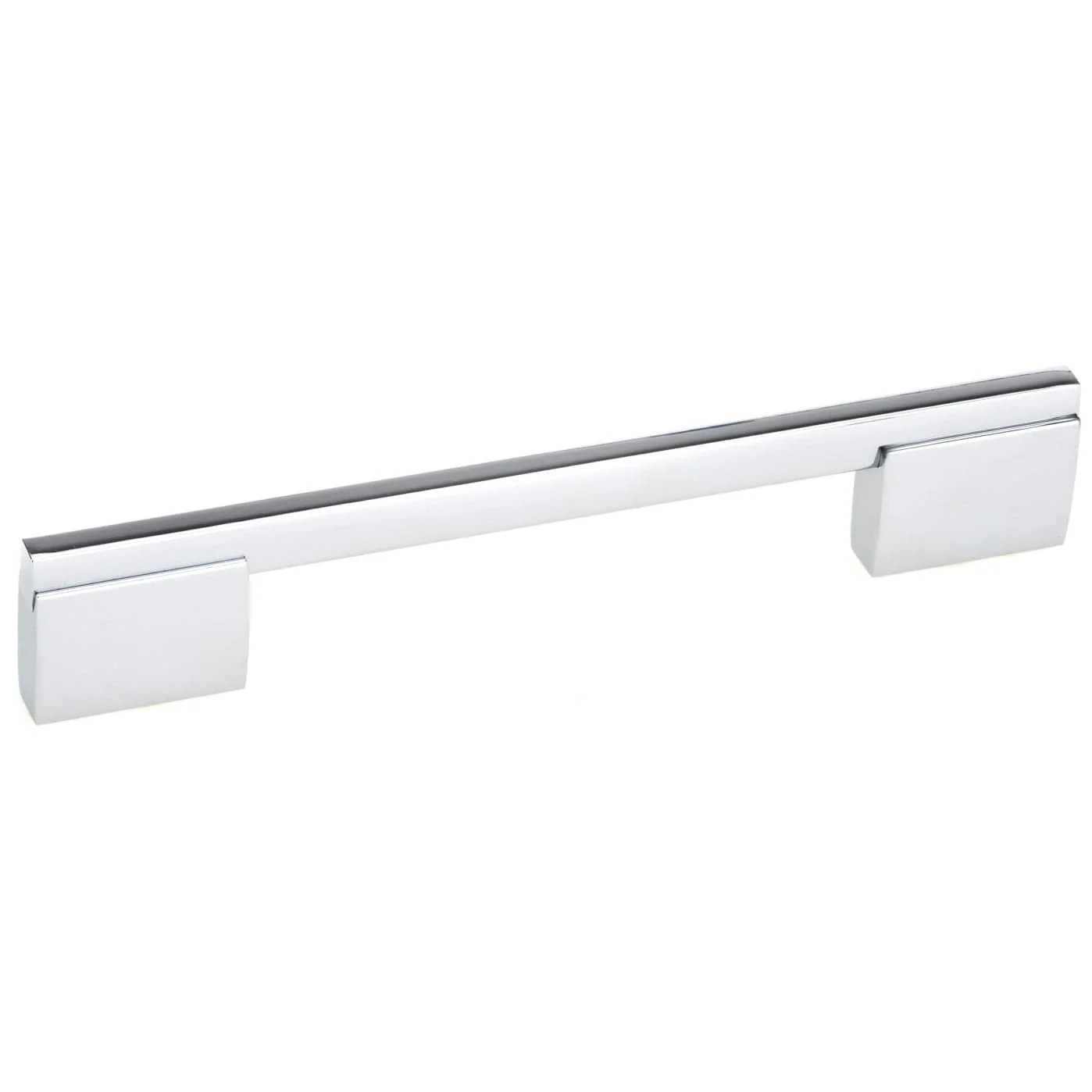 Contemporary Pull, 7-9/16" Center-to-Center, Chrome