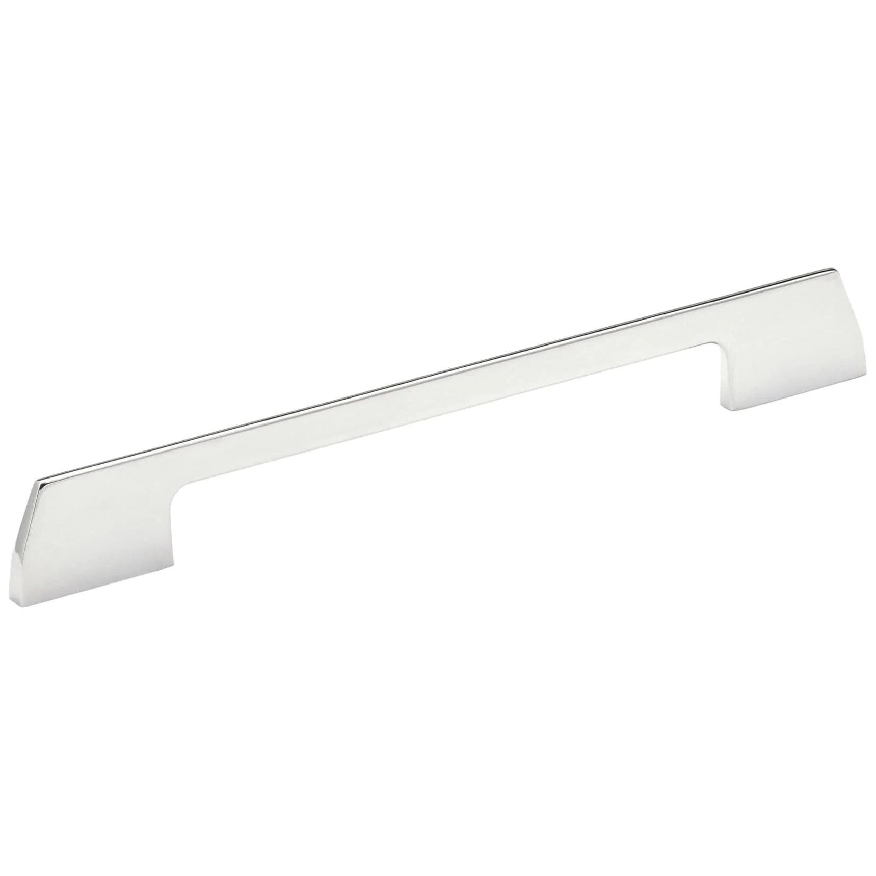 Contemporary Pull, 7-9/16" Center-to-Center, Chrome