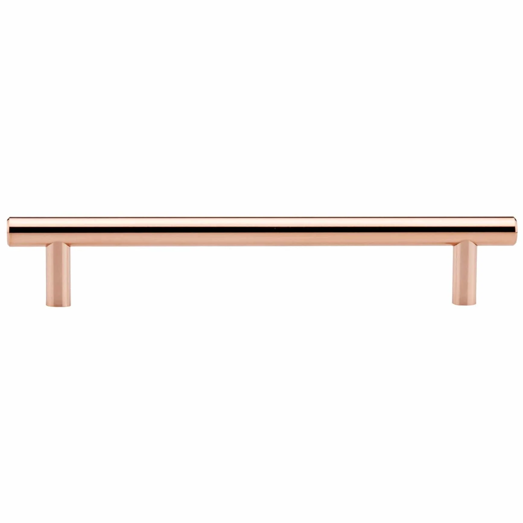 Contemporary Pull, 7-9/16" Center-to-Center, Polished Copper - Image 3