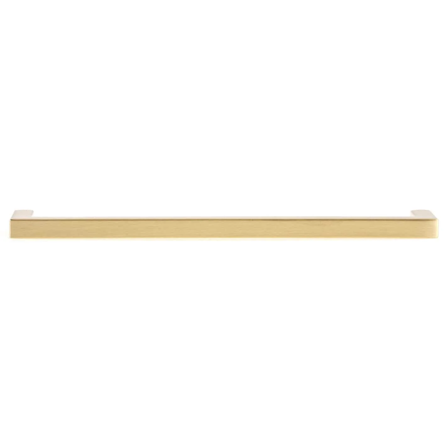 Contemporary Pull, 7-9/16" Center-to-Center, Satin Brass - Image 2