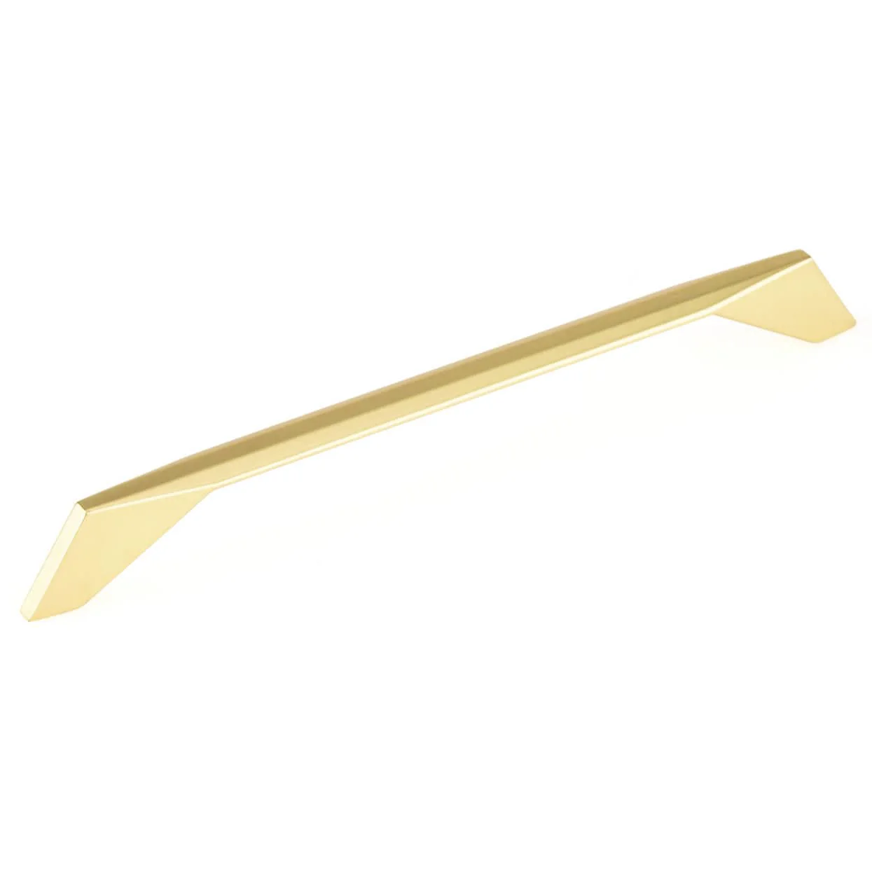 Contemporary Pull - 8-13/16" Center-to-Center - Brushed Gold