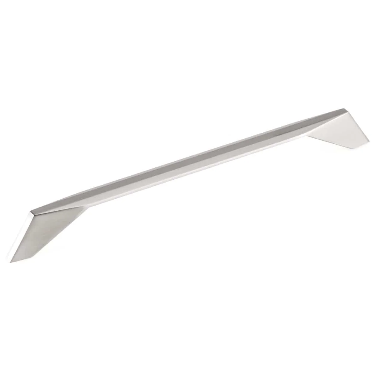 Contemporary Pull, 8-13/16" Center-to-Center, Brushed Nickel