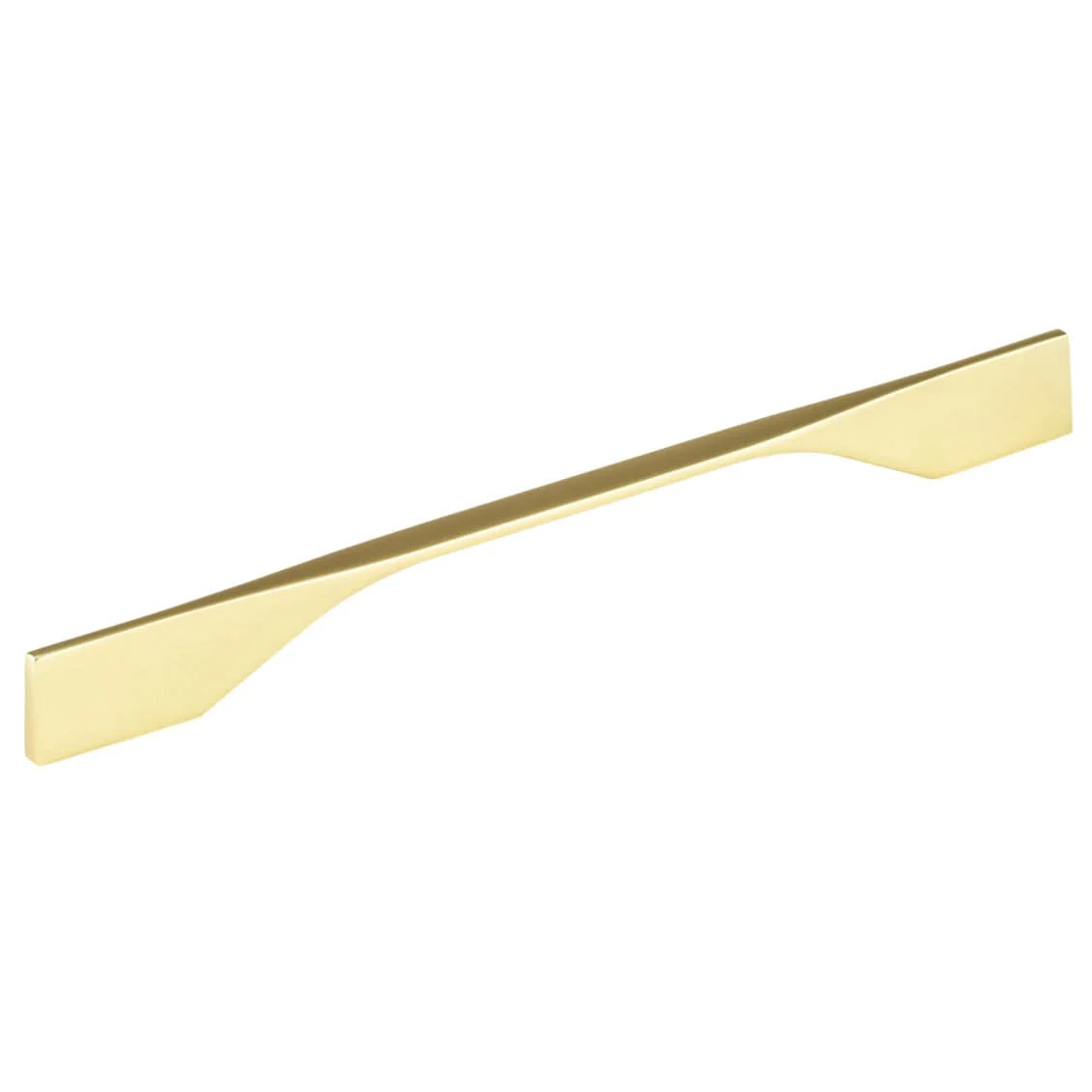 Contemporary Pull, 8-13/16" to 10-1/8" Center-to-Center, Brushed Gold