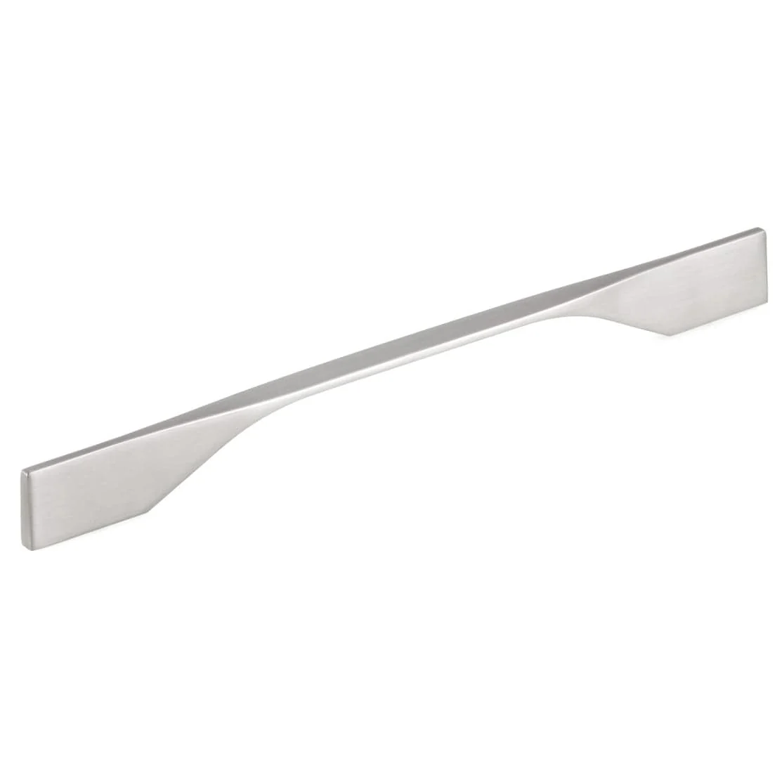 Contemporary Pull, 8-13/16" to 10-1/8" Center-to-Center, Brushed Nickel