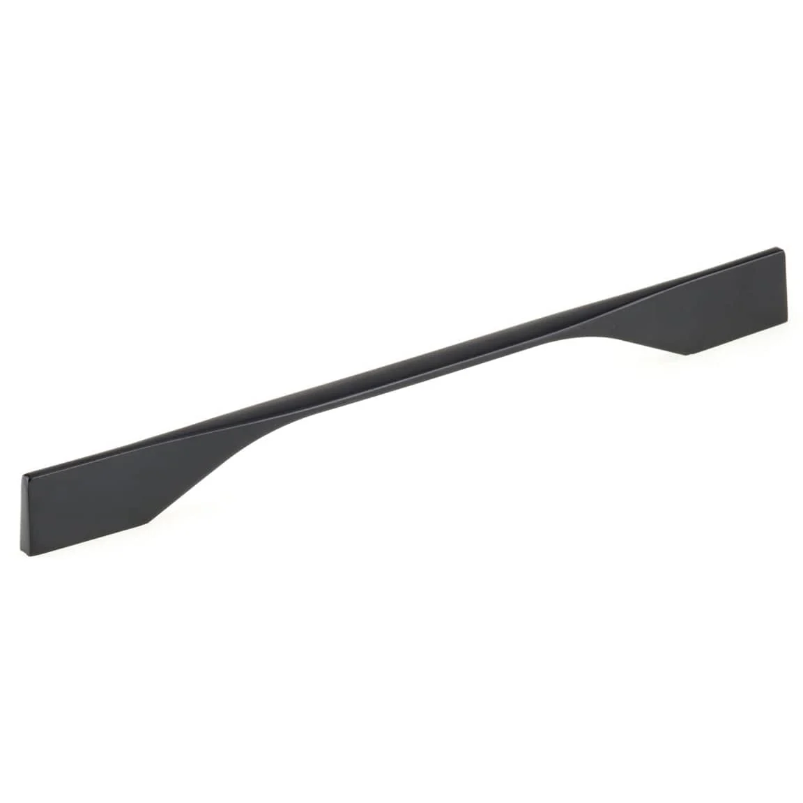 Contemporary Pull, 8-13/16" to 10-1/8" Center-to-Center, Matte Black