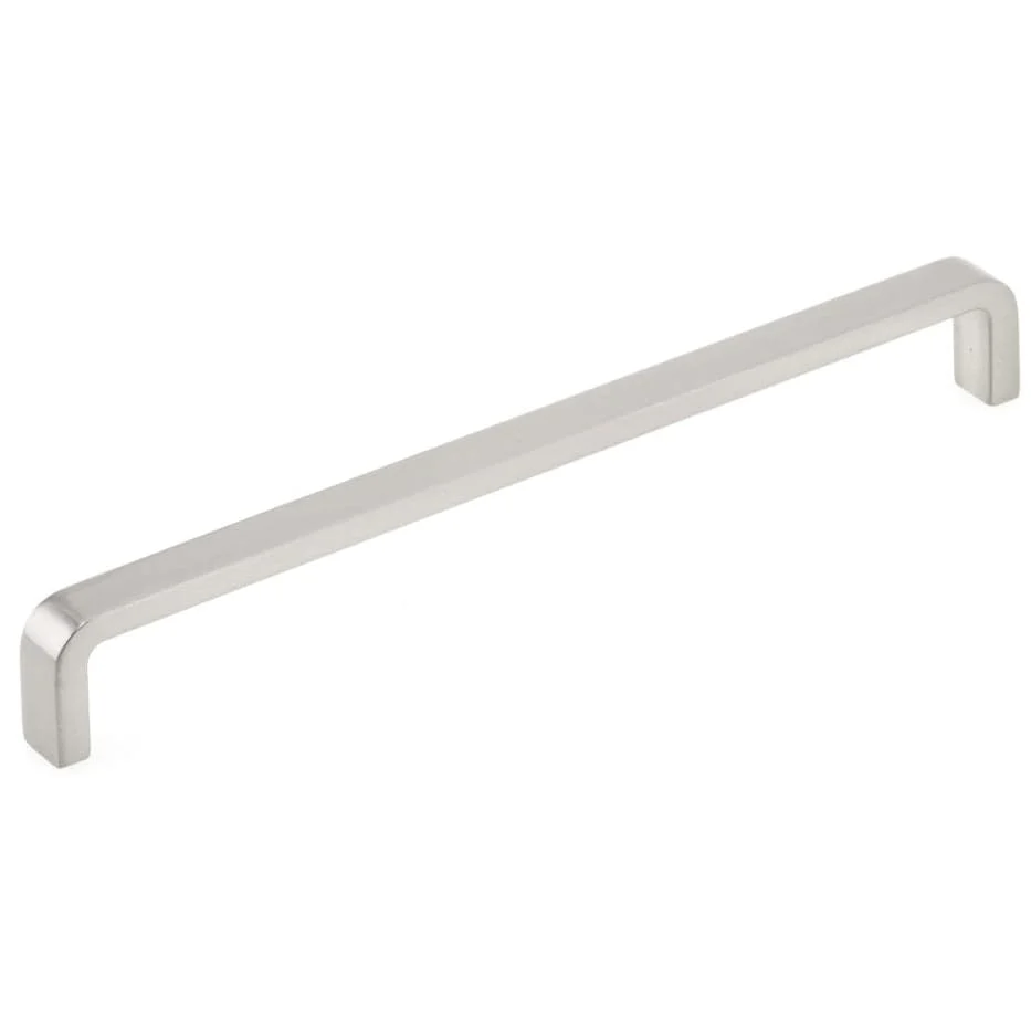 Contemporary Pull, 8" Center-to-Center, Brushed Nickel