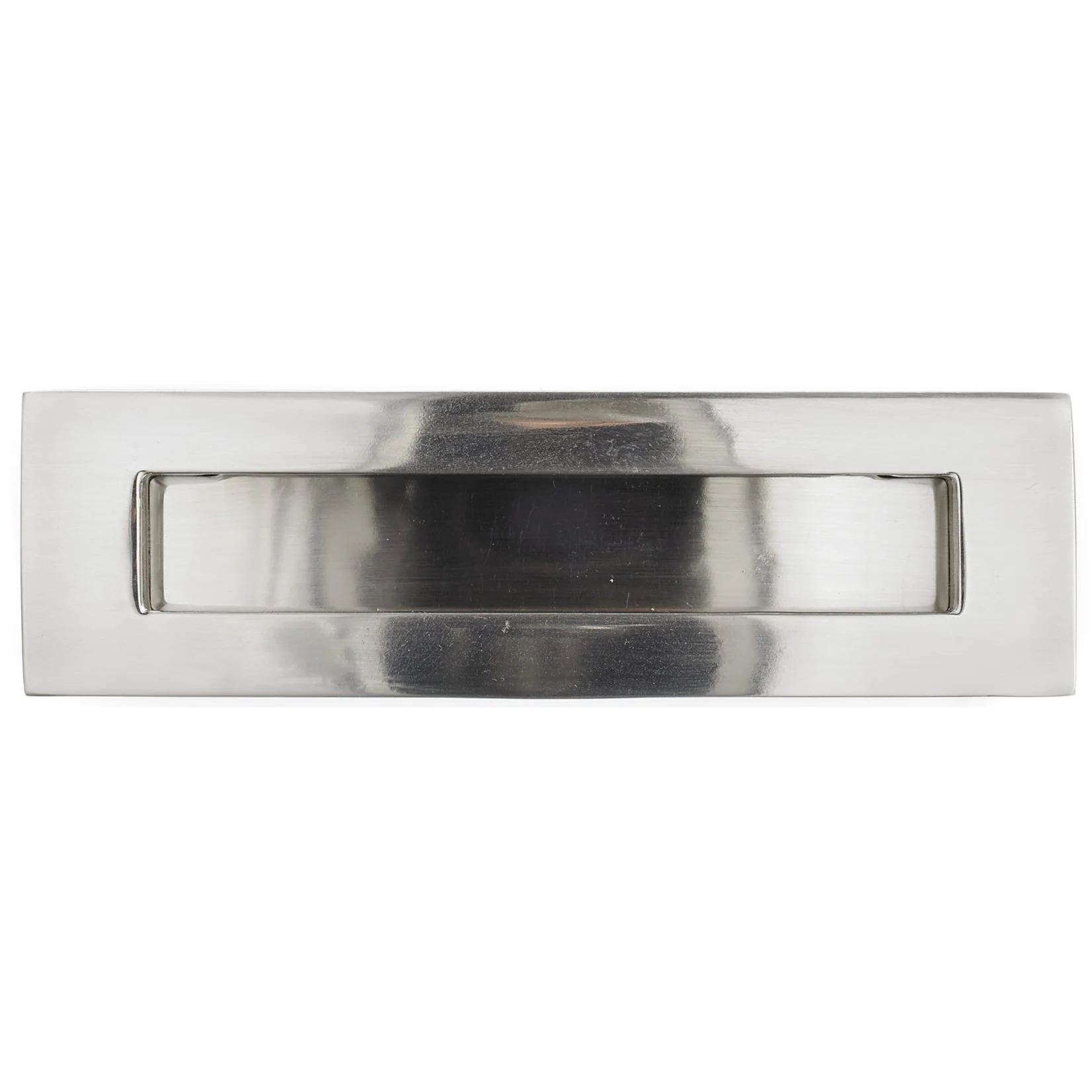 Contemporary Recessed Pull, 5-1/16" Center-to-Center, Brushed Nickel - Image 2