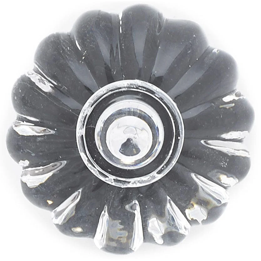 Eclectic Knob, 1-1/8" D, Brushed Oil-Rubbed Bronze, Clear - Image 2