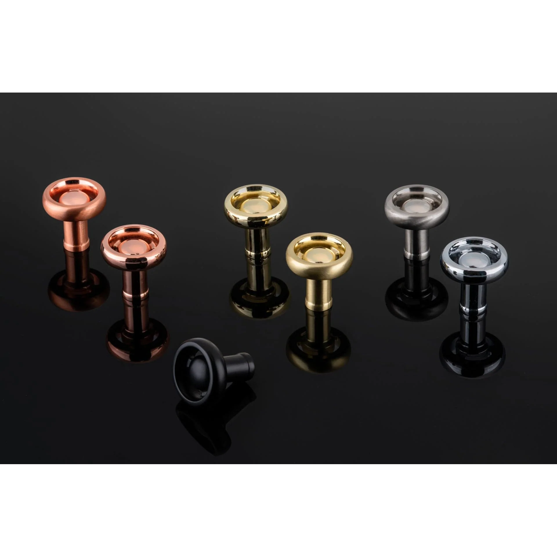 Eclectic Knob - 1-13/32" D - Brass - Image 4