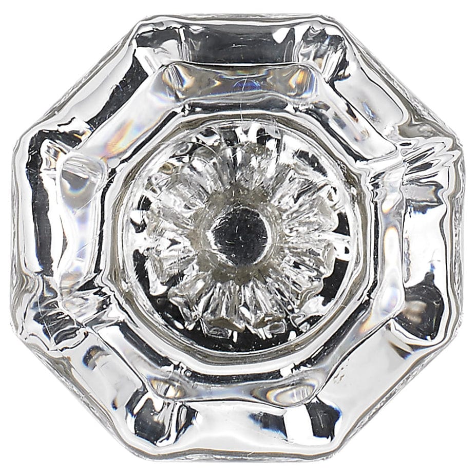Eclectic Knob, 1-5/16" D, Matte Nickel, Clear - Image 2