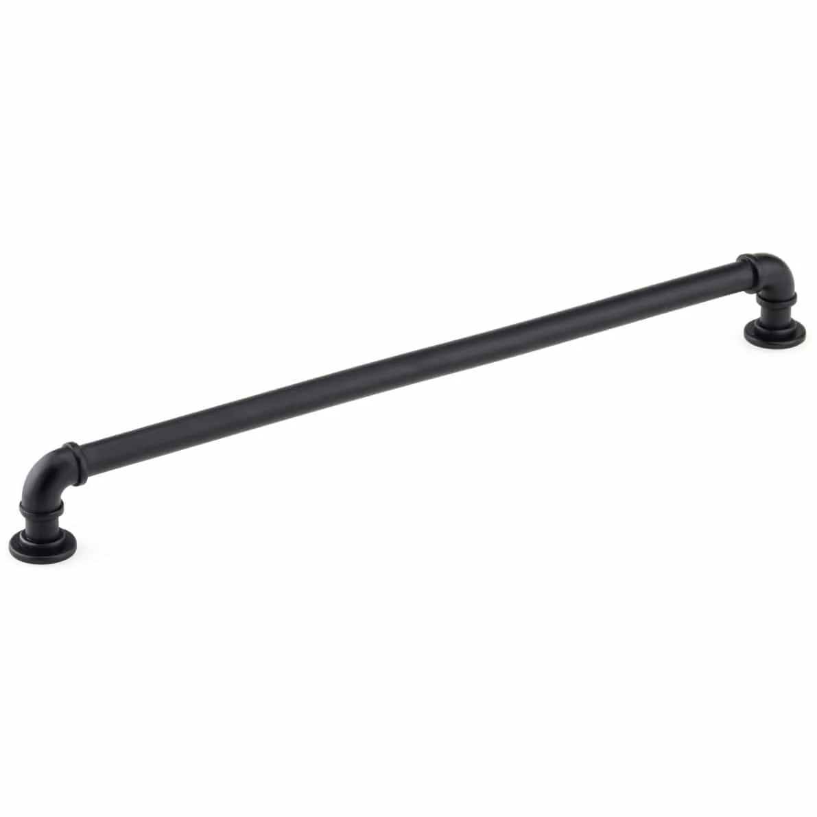 Eclectic Pull, 12-5/8" Center-to-Center, Matte Black