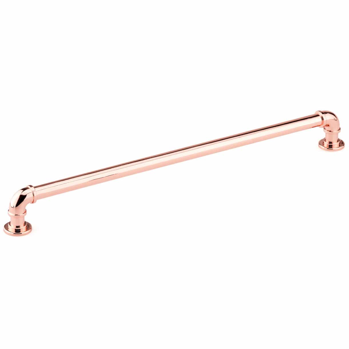 Eclectic Pull, 12-5/8" Center-to-Center, Polished Copper