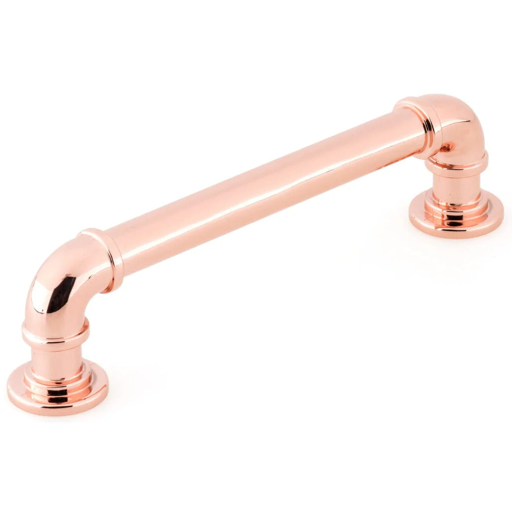 Eclectic Pull - 5-1/16" Center-to-Center - Polished Copper