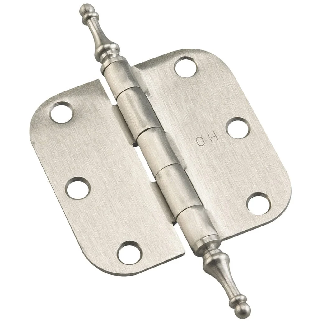 Full Mortise Butt Hinge with Steeple Tips - 3" - 5/8" Radius - Image 2