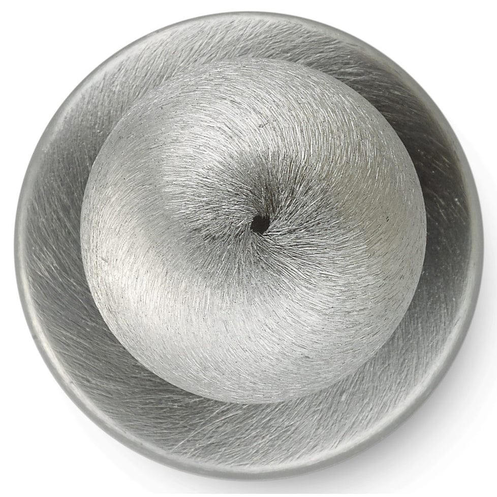 Functional Knob, 1-1/4" D, Brushed Chrome - Image 2