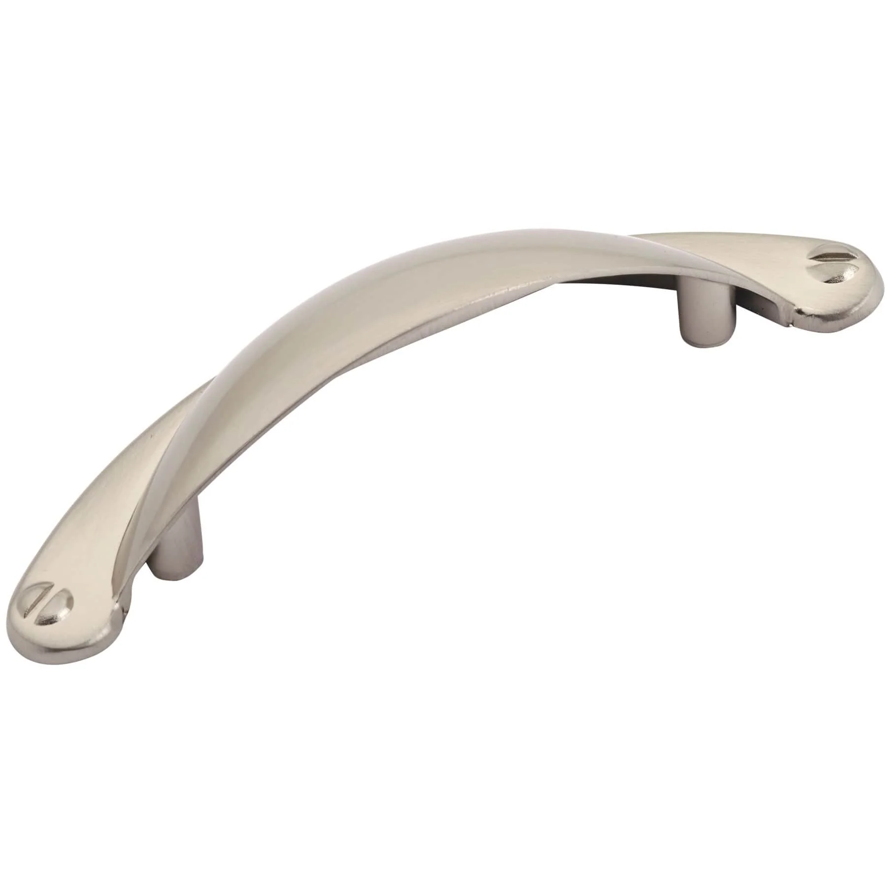 Traditional Cup Pull, 2-1/2" Center-to-Center, Brushed Nickel - Image 2
