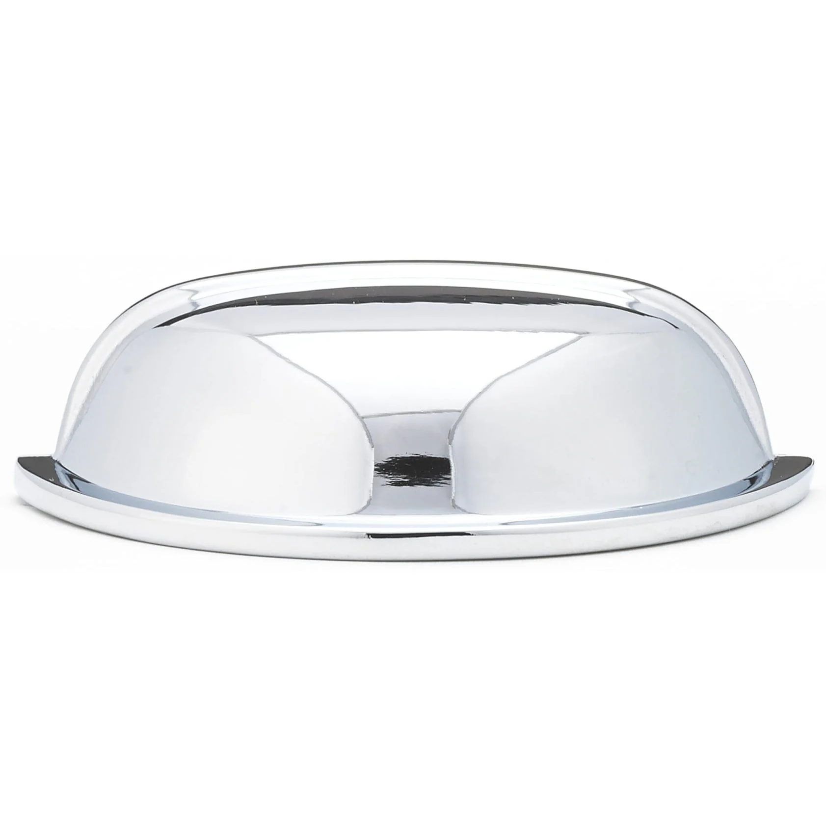 Traditional Cup Pull, 3" Center-to-Center, Chrome - Image 3