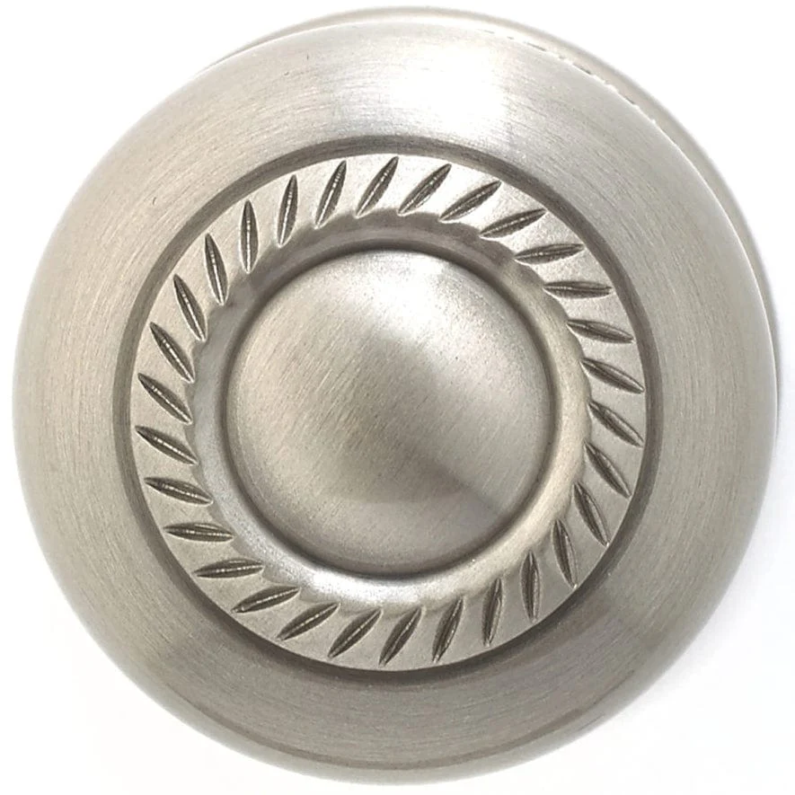 Traditional Knob, 1-1/2" D, Brushed Nickel - Image 2