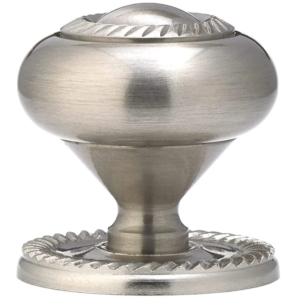Traditional Knob, 1-1/2" D, Brushed Nickel - Image 3